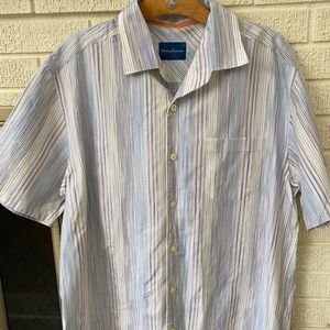 Tommy Bahama Short Sleeve Button Down Shirt SZ L